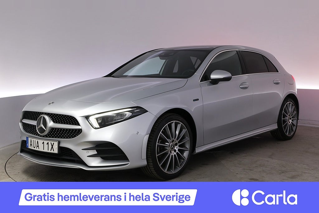 Mercedes-Benz A 250 e AMG Pano Kamera Navi Värmare