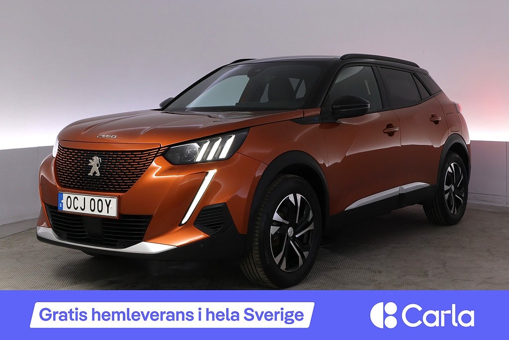 Peugeot E-2008 50 kWh GT Kamera Adap.Farth Navi Värmare