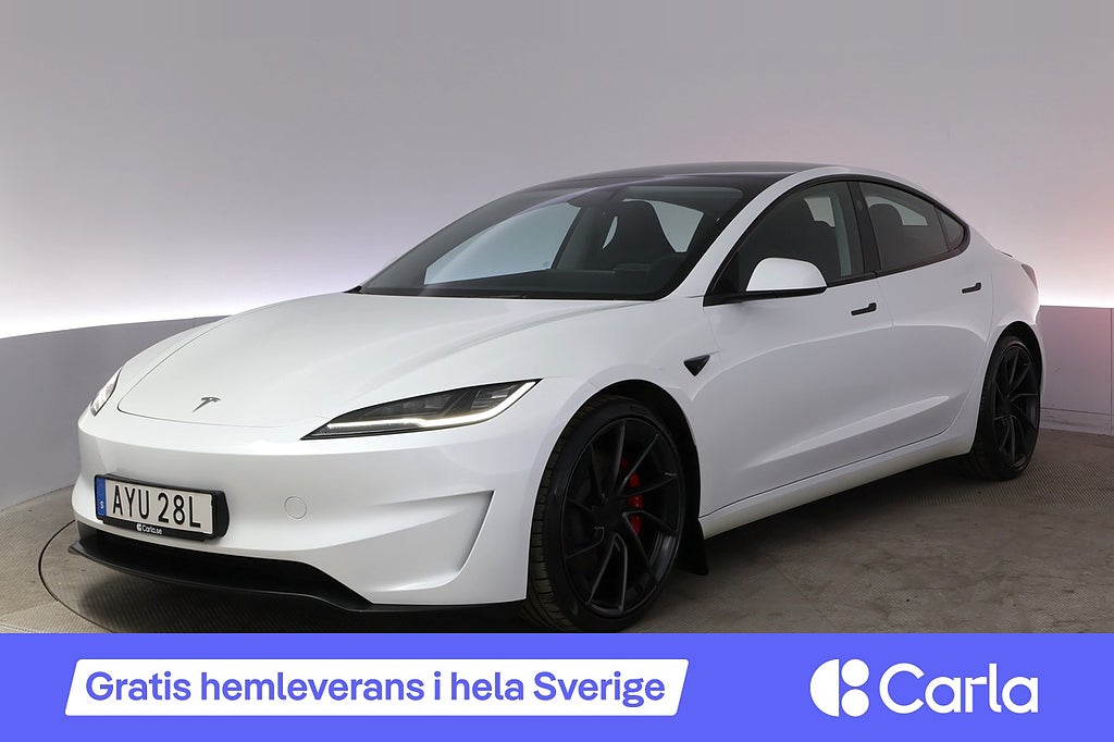 Tesla Model 3 Performance AWD Highland (Autopilot) Pano Drag
