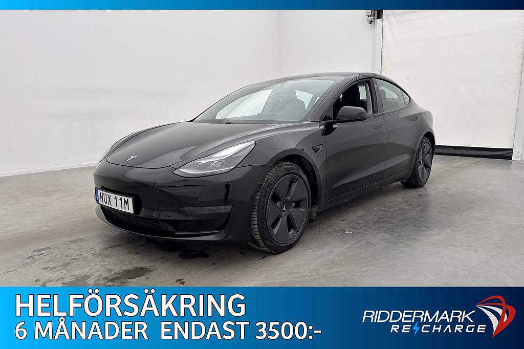 Tesla Model 3 Long Range AWD Autopilot Rattvärm Sv.Såld MOMS