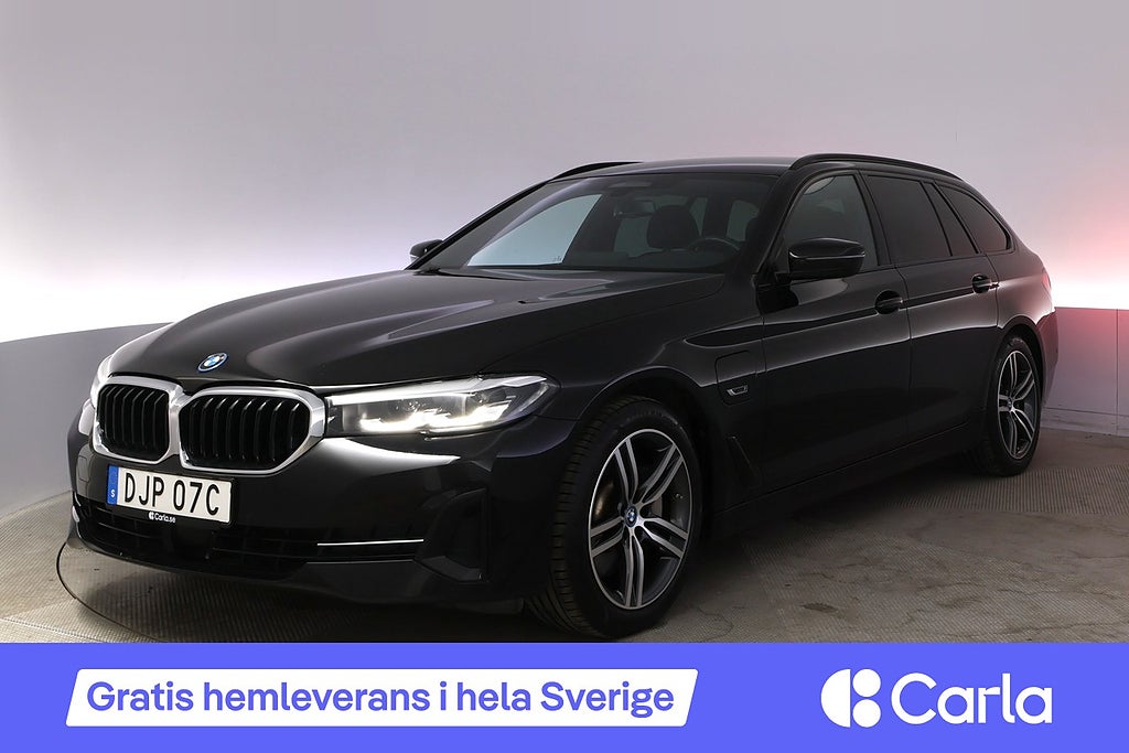 BMW 530e xDrive Touring Drag Elstol AdapFarth Kamera Navi