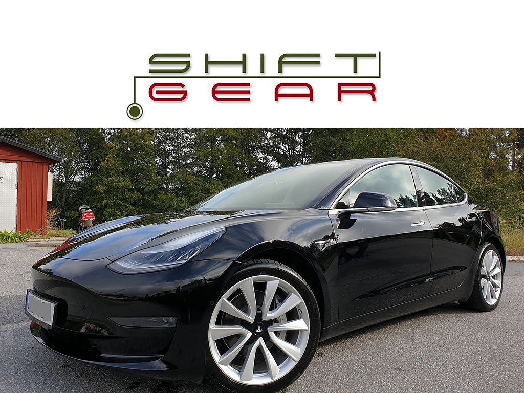 Tesla Model 3 Long Range AWD Premium 19 tum Sportfälg MOMS All Black