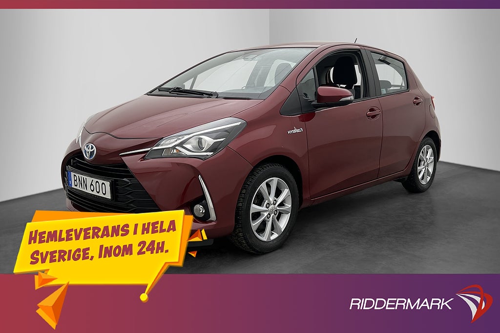 Toyota Yaris Hybrid Kamera M&K Värmare 1 Ägare Fullservad