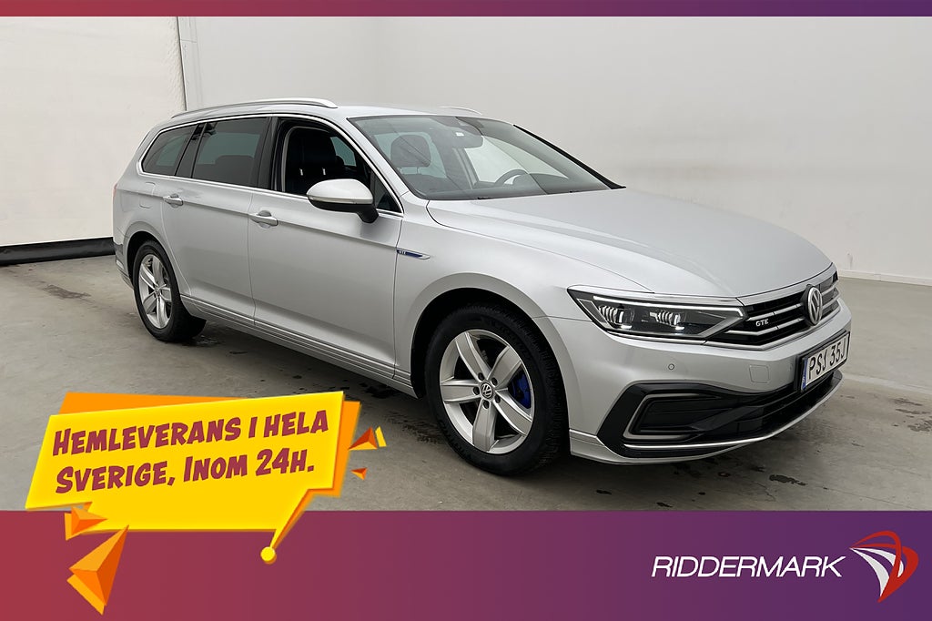 Volkswagen Passat GTE 1.4 TSI Läder Värmare Kamera Navi MOMS
