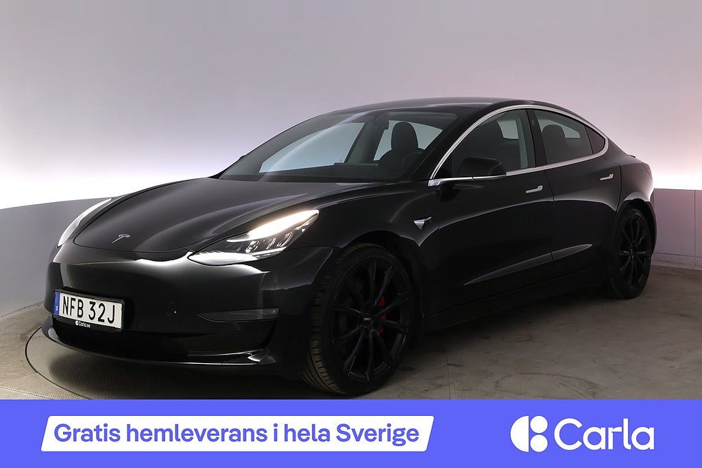 Tesla Model 3 Performance AWD Autopilot Pano