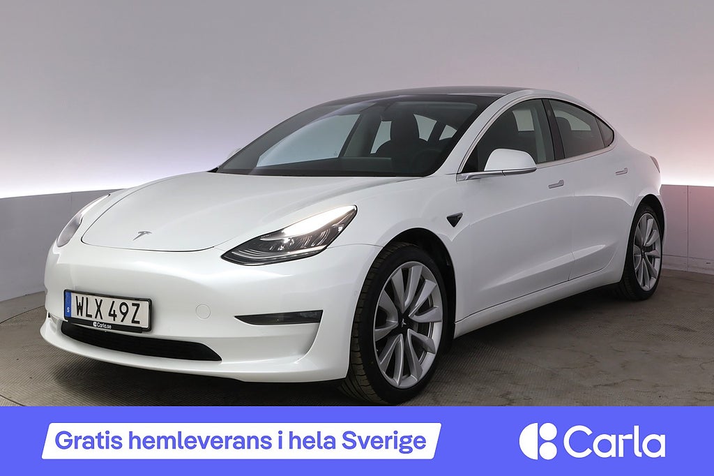 Tesla Model 3 Long Range AWD Autopilot Pano Drag