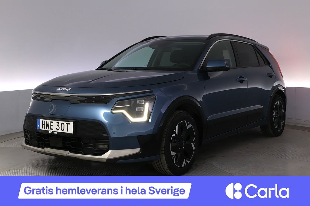 Kia Niro EV Advance Dödavinkel HK Läder Drag Kamera Elstol