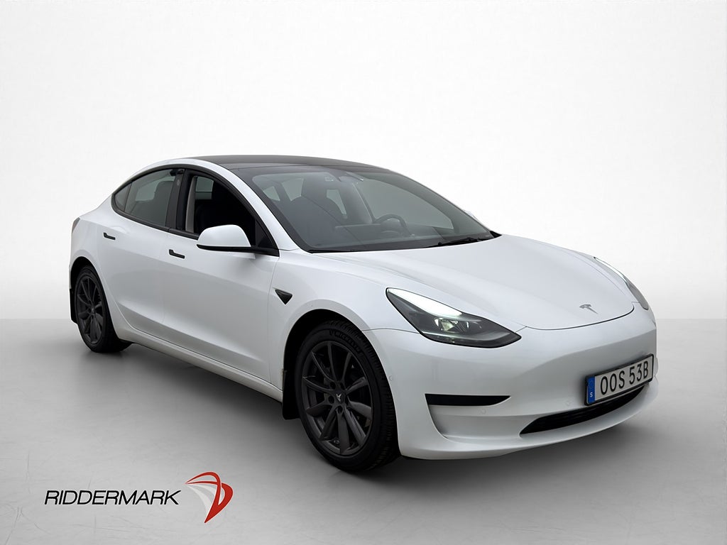 Tesla Model 3 Standard Range Plus Autopilot Rattvärm Sv.Såld