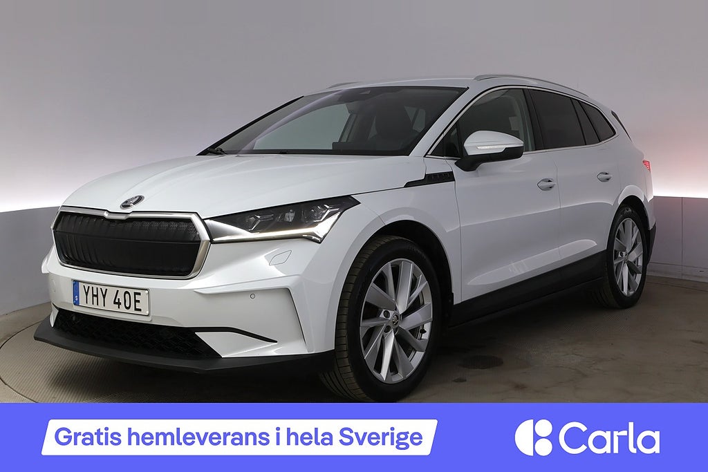 Skoda Enyaq iV 60 Drag Elstol AdapFart Rattvärme BLIS Kamera