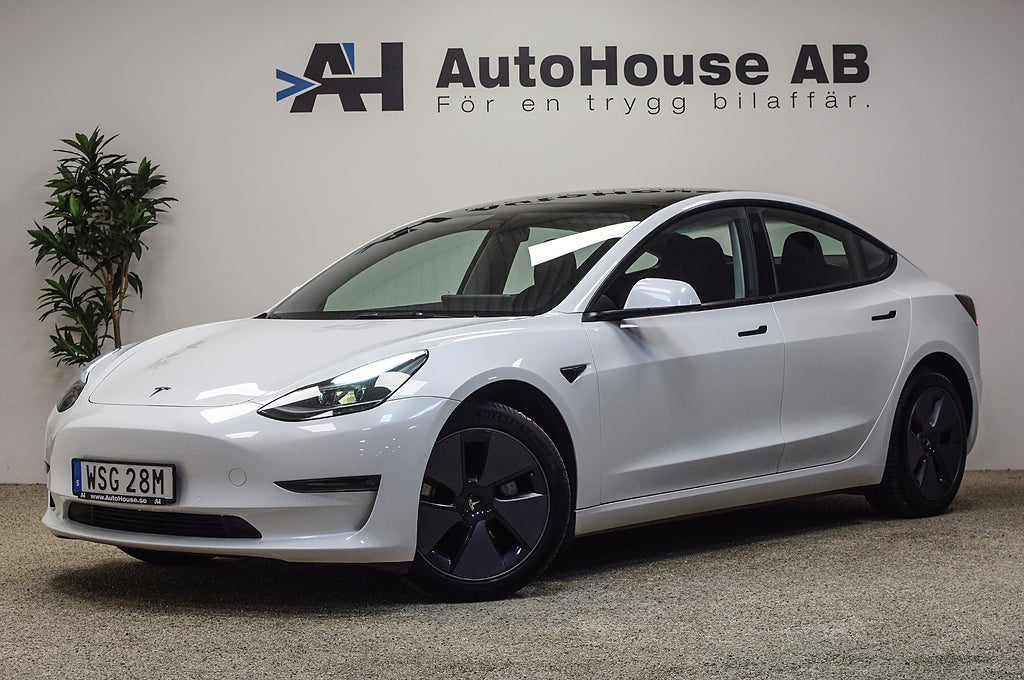 Tesla Model 3 Long Range AWD Leasebar Svensksåld