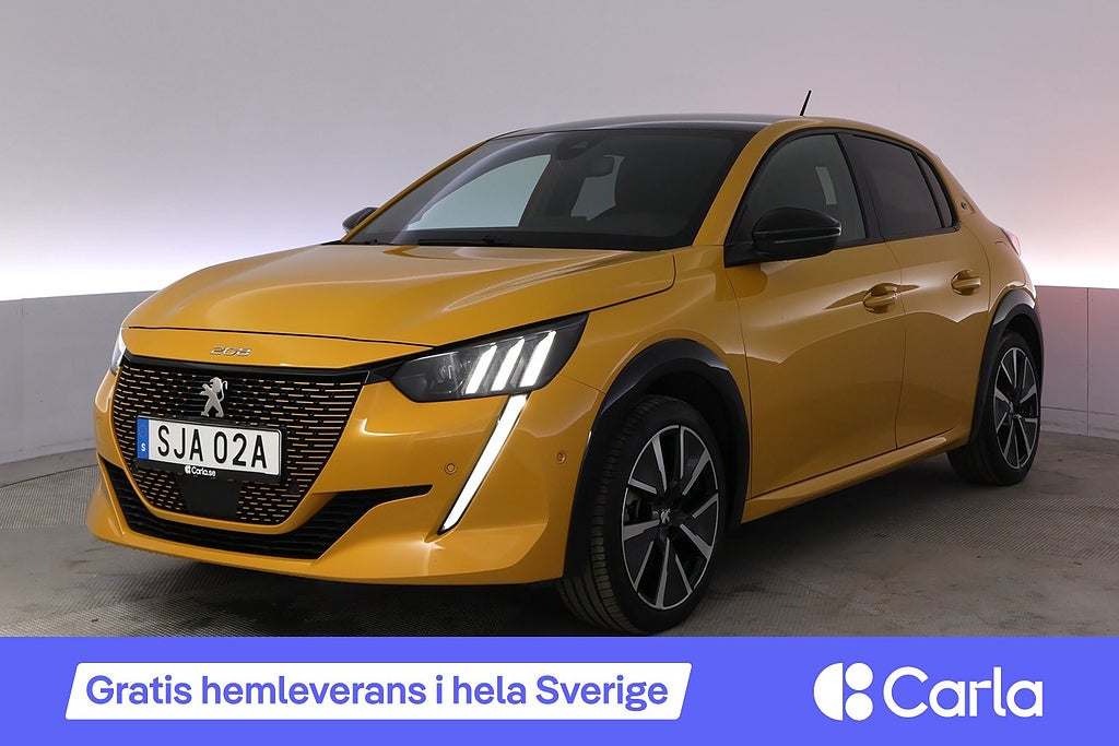 Peugeot E-208 GT Pack Kamera Adap.Farth Värmare BLIS