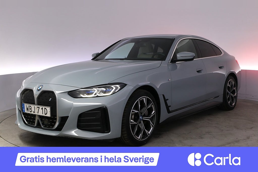 BMW i4 eDrive40 Gran Coupé M-Sport Laser Drag BLIS HUD Läder