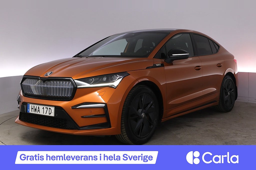 Skoda Enyaq Coupé RS iV Läder Pano Kamera Elstol Navi Drag