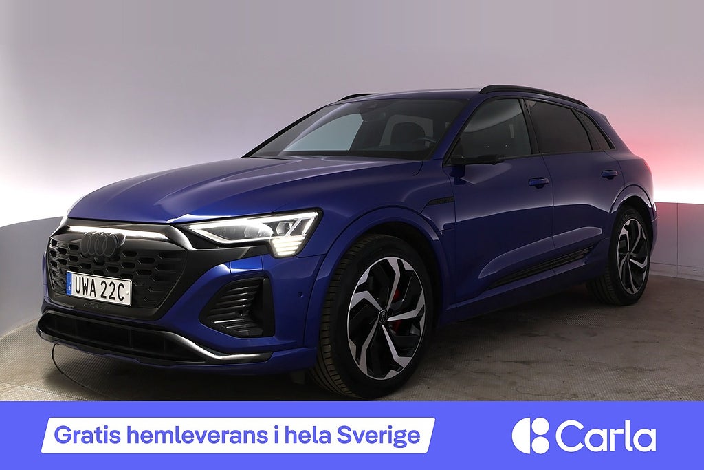 Audi Q8 55 e-tron quattro S-line Pano 360 B&O Elstol Drag