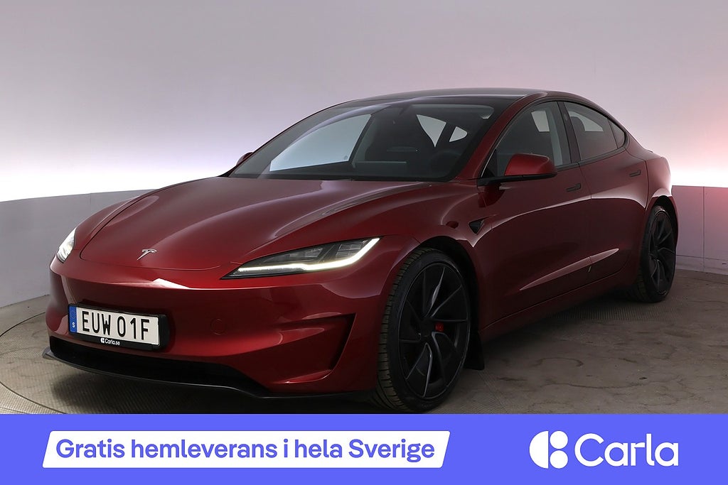 Tesla Model 3 Performance AWD Highland Autopilot Pano Drag