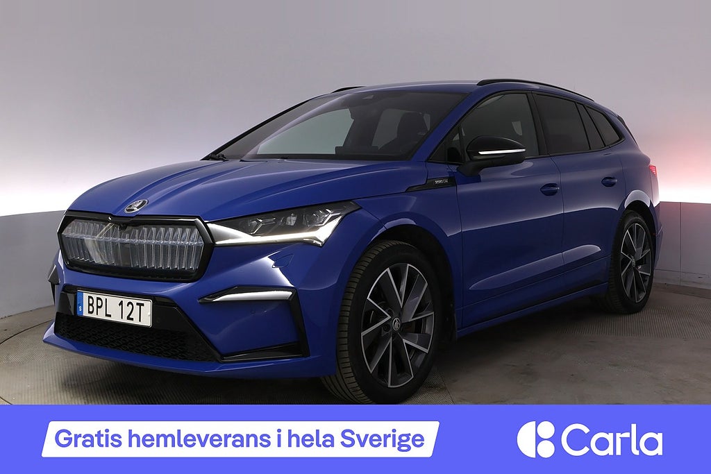 Skoda Enyaq iV 80 SportLine Drag Massage Elstol HUD BLIS 360