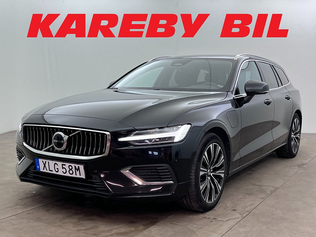 Volvo V60 Recharge T6 AWD Core Bright 350hk Long Range Navi Drag