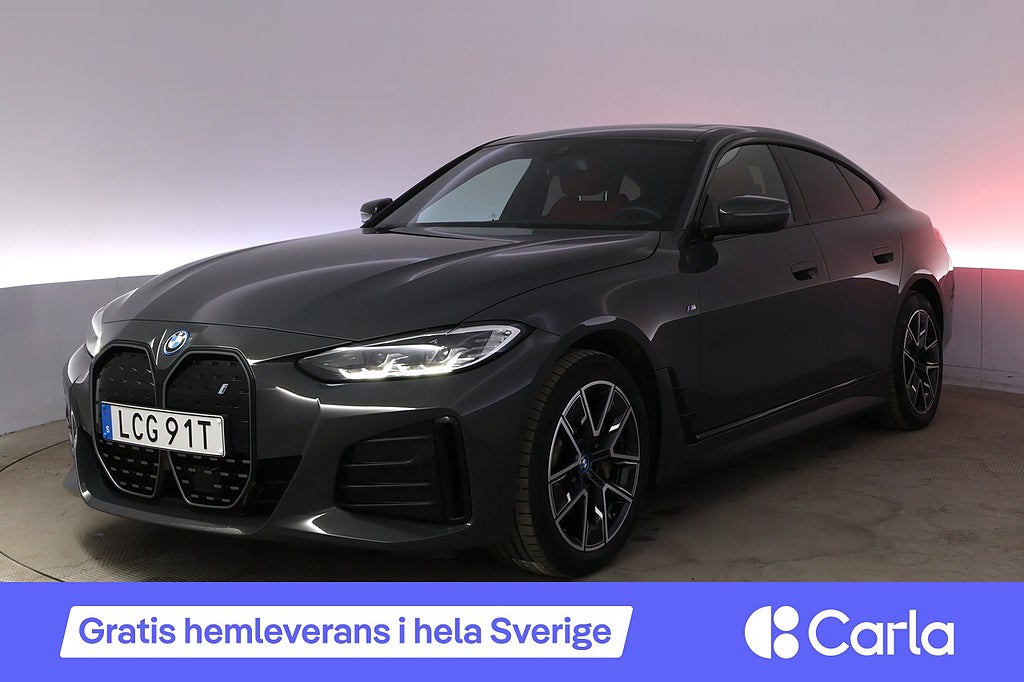 BMW i4 eDrive40 Gran Coupé M-Sport Pano HiFi AdapFart Kamera