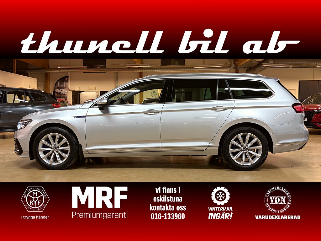 Volkswagen Passat SC Kombi 1.4 TSI PHEV DSG GTE 218HK-VHJUL-DRAG-SOH 91%