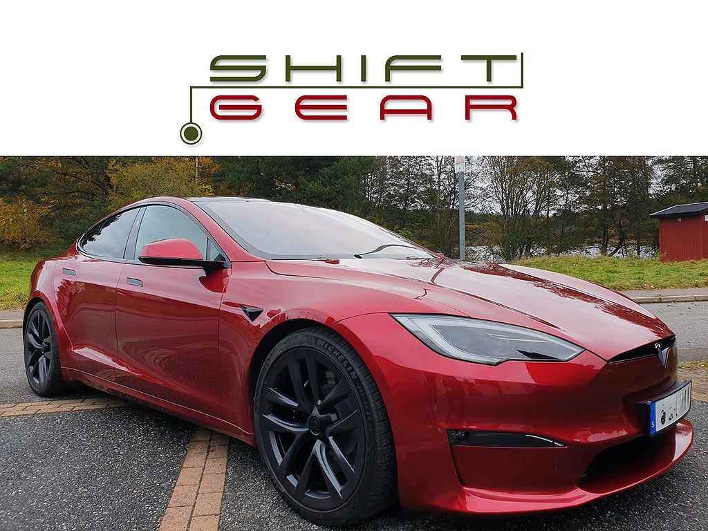 Tesla Model S LONG RANGE HW4 06/23 Ultra Red *MOMS* Drag 21 tum Kräm