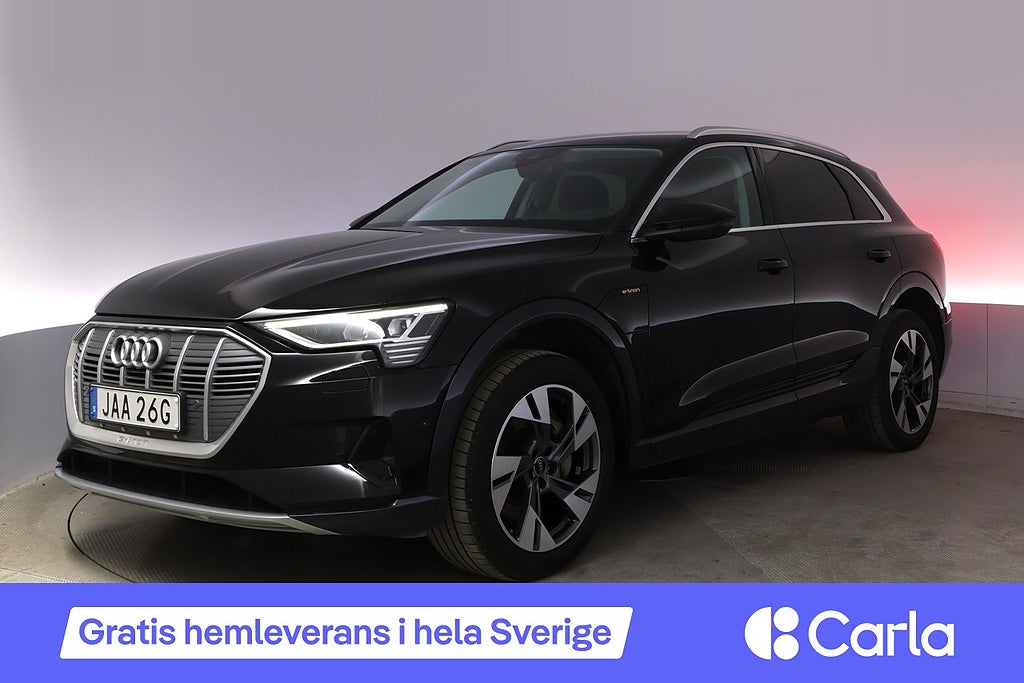 Audi E-Tron 55 quattro Proline Elstol Kamera AdapFarth Läder