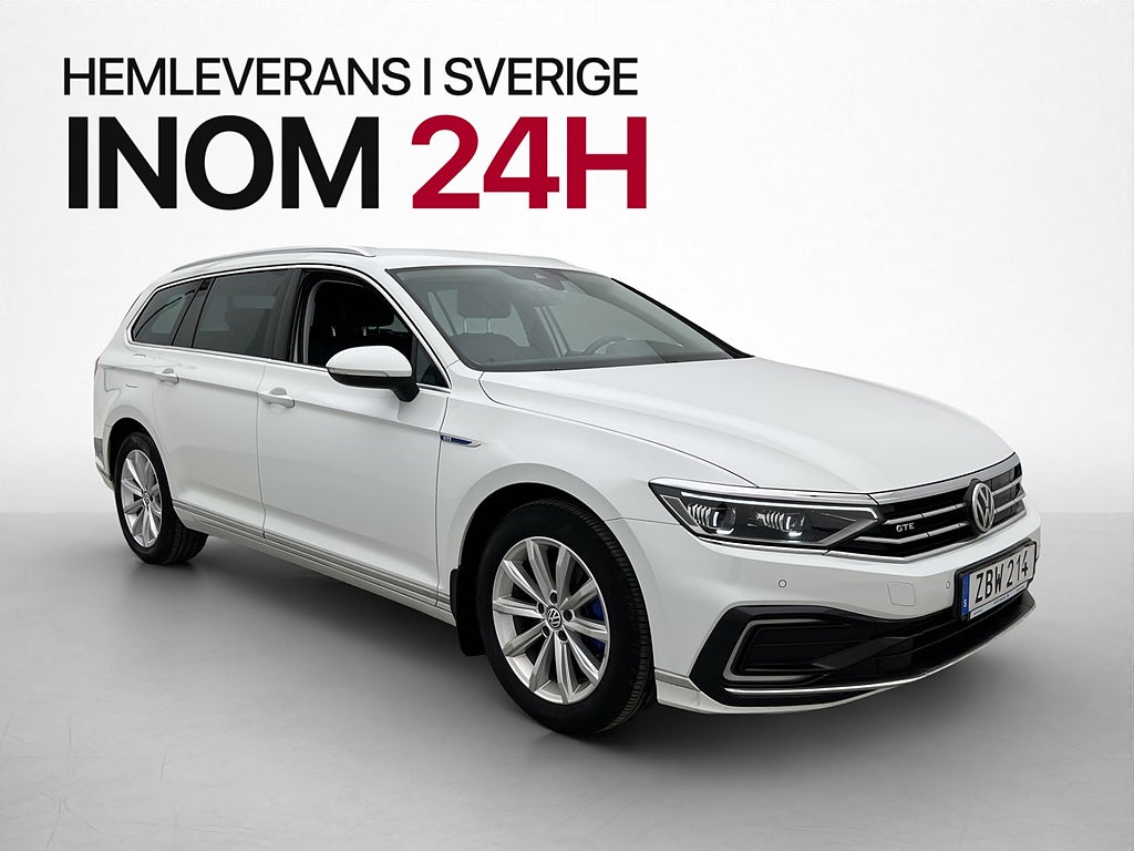 Volkswagen Passat GTE 218hk Värmare Kamera Drag Navi CarPlay
