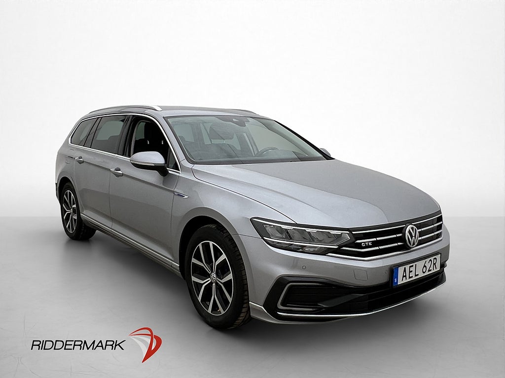 Volkswagen Passat GTE 218hk Värmare Kamera Drag CarPlay