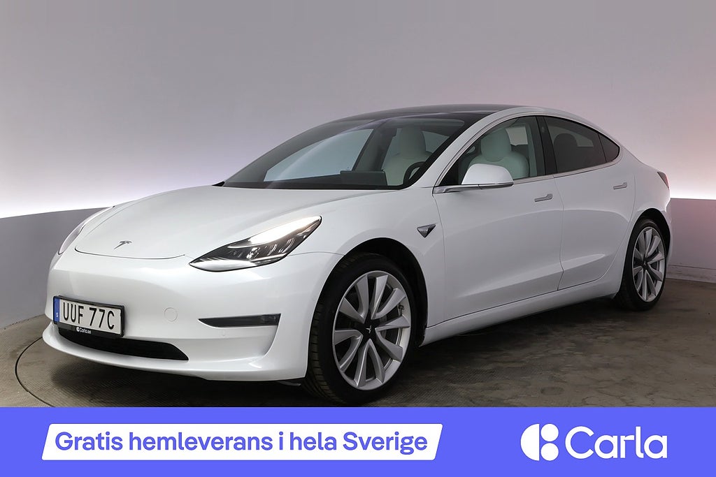 Tesla Model 3 Long Range AWD Autopilot Pano Drag