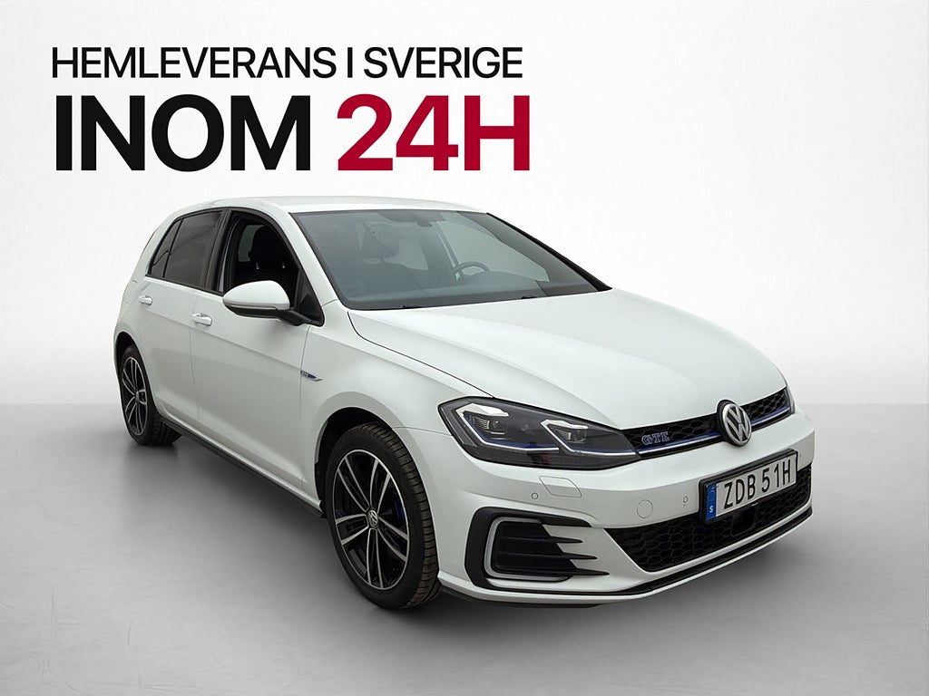 Volkswagen Golf GTE 1.4 TSI Adapt-fart CarPlay Sensorer LED