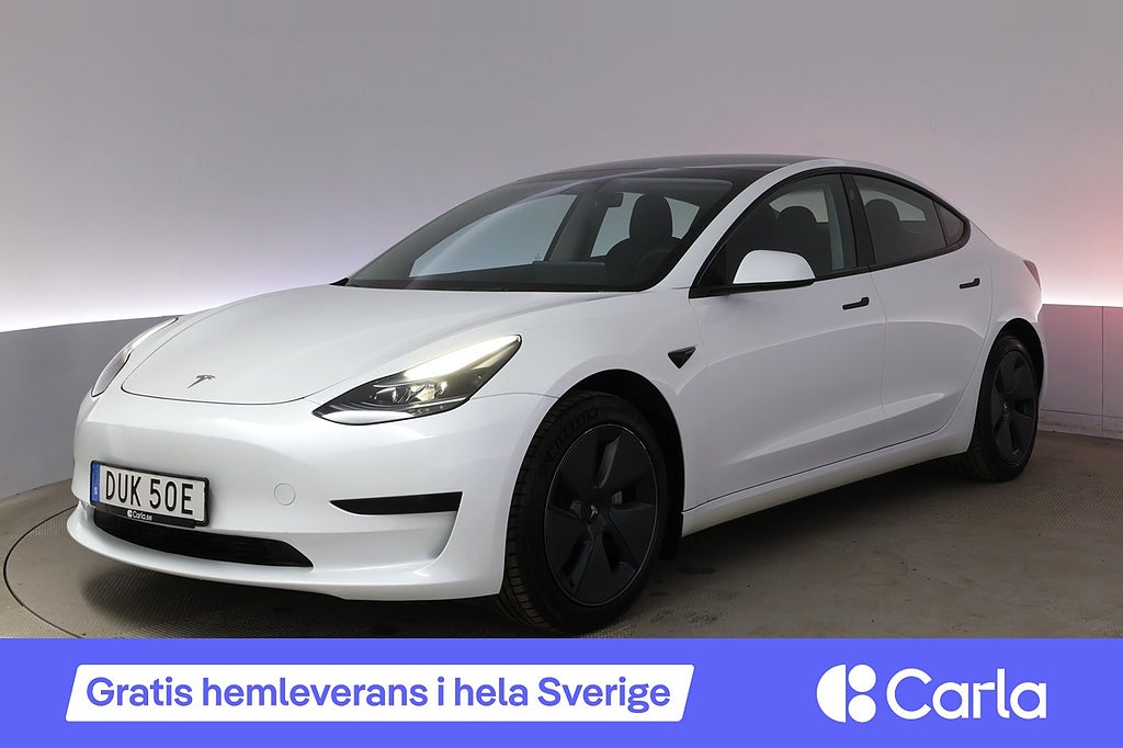 Tesla Model 3 Standard Range Autopilot Pano Drag V-hjul