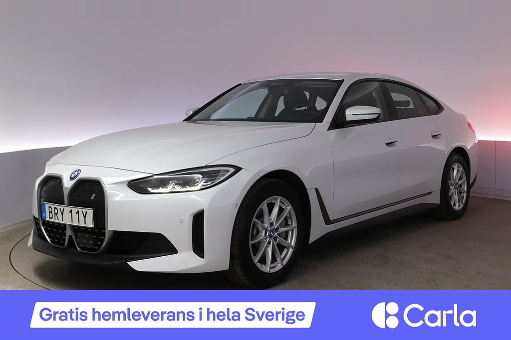 BMW i4 eDrive40 GC Drag DAP Kamera BLIS Navi Rattvärme