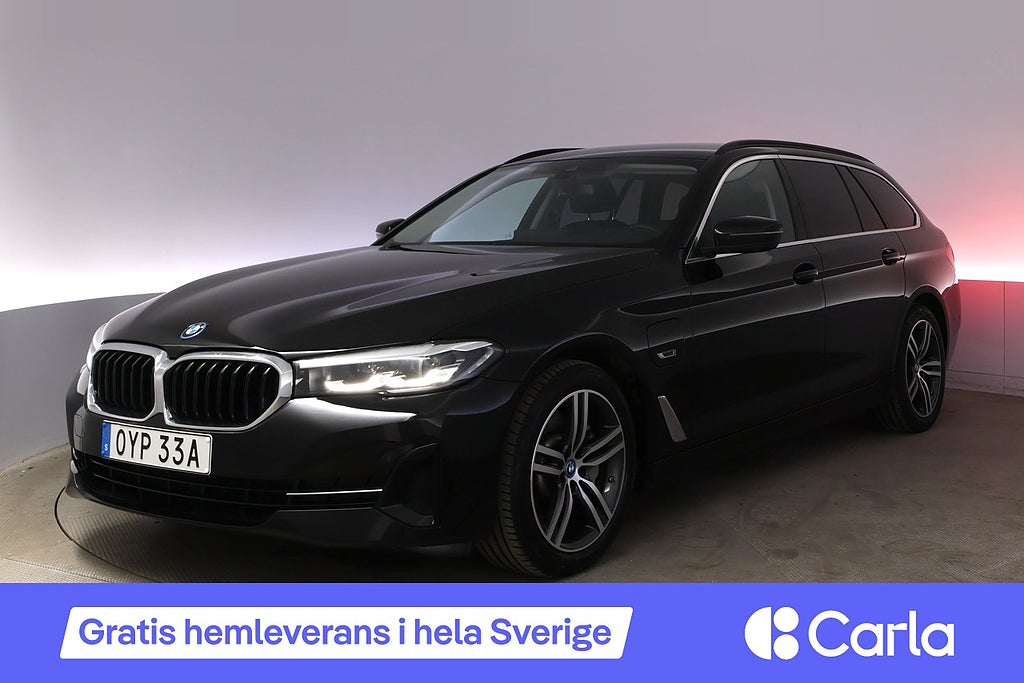 BMW 530e xDrive Touring Drag Farthållare Kamera Rattvärme