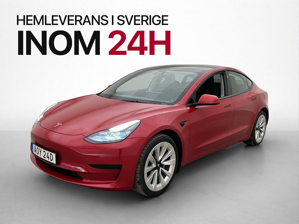 Tesla Model 3 Standard Range Plus Autopilot Svensksåld