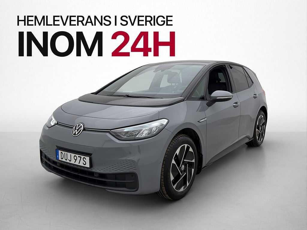 Volkswagen ID.3 Pro Performance Halvskinn Värmare Kamera