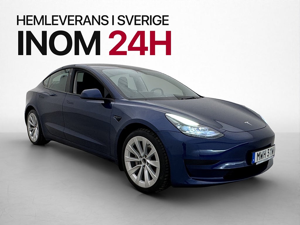 Tesla Model 3 Standard Range Autopilot Pano Rattvärm Sv.såld