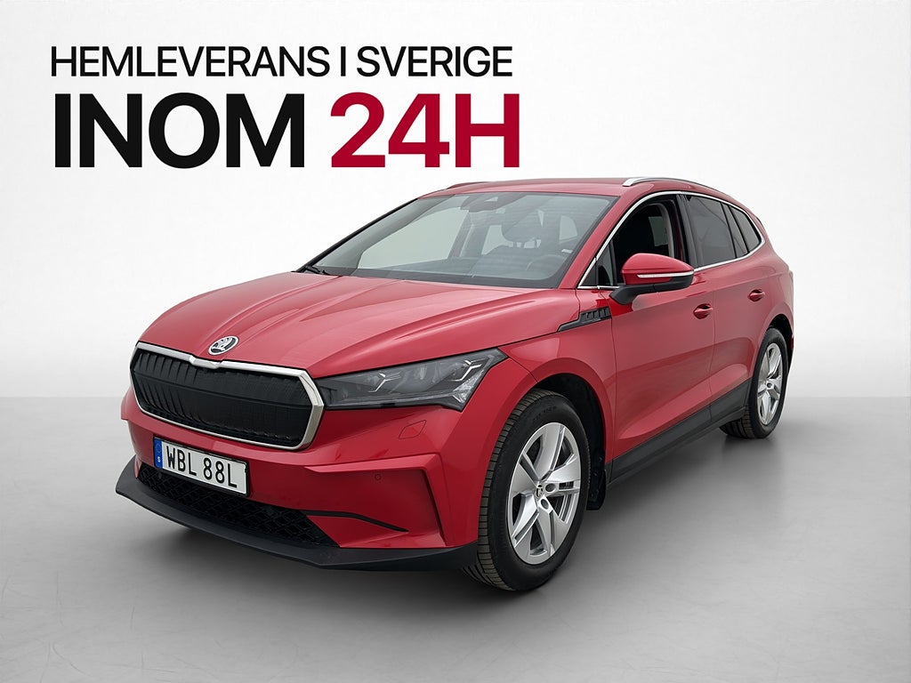 Skoda Enyaq 85x 286hk Värmare Dragkrok Kamera Skinn Rattvärm
