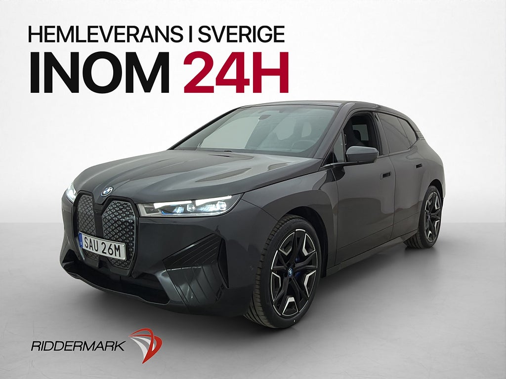 BMW iX xDrive40 326hk Exclusive Sport B&W Sky Laser Drag 360