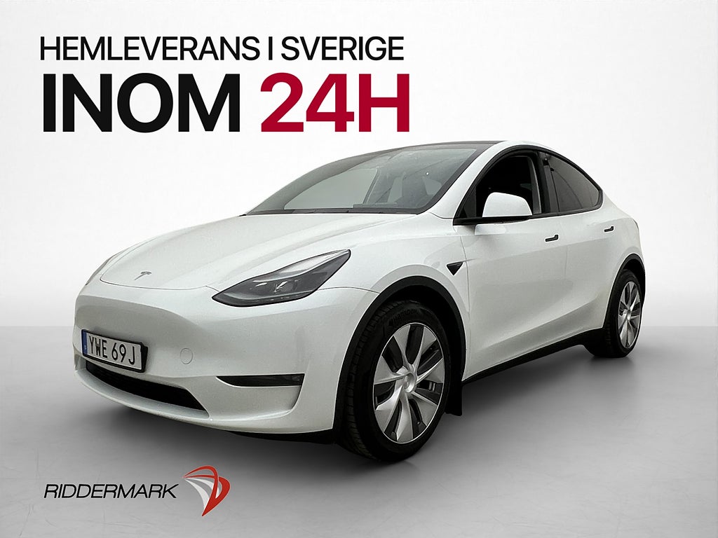 Tesla Model Y Long Range AWD Autopilot Dragkrok Svensksåld