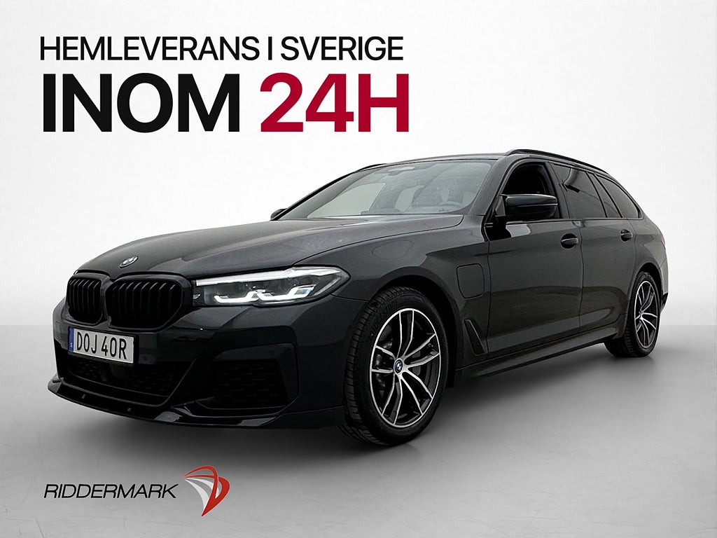 BMW 530e xDrive M Sport HiFi Dragkrok Kamera Skinn Elstolar