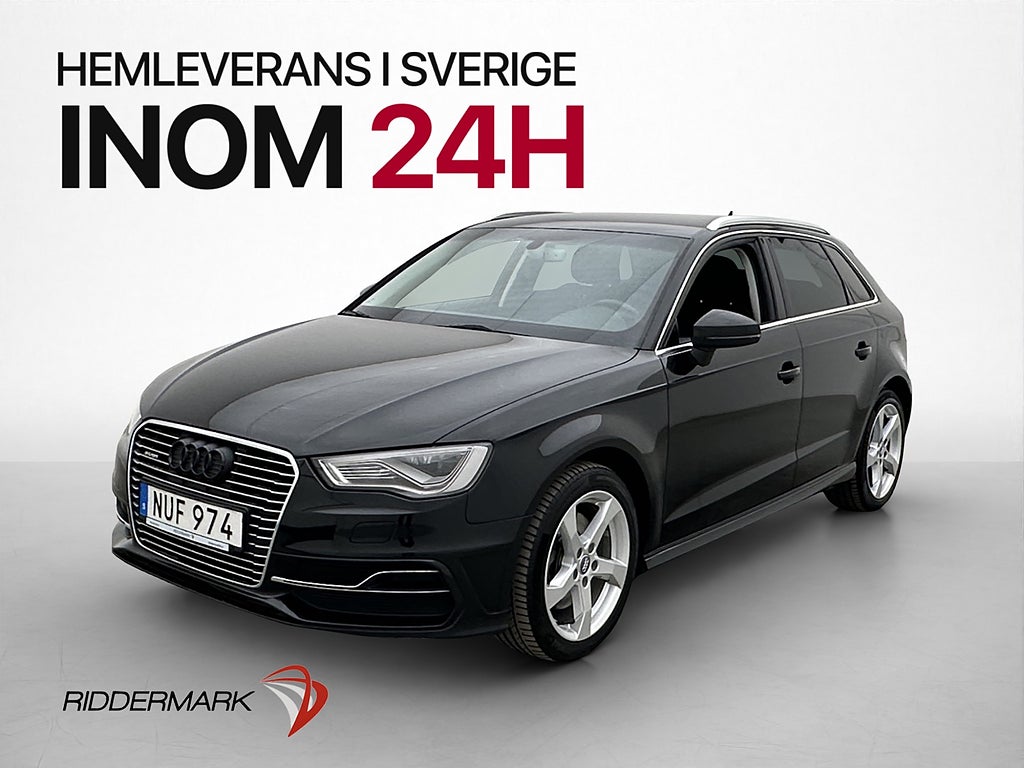 Audi A3 Sportback e-Tron 204hk Skinnklädsel Sensorer