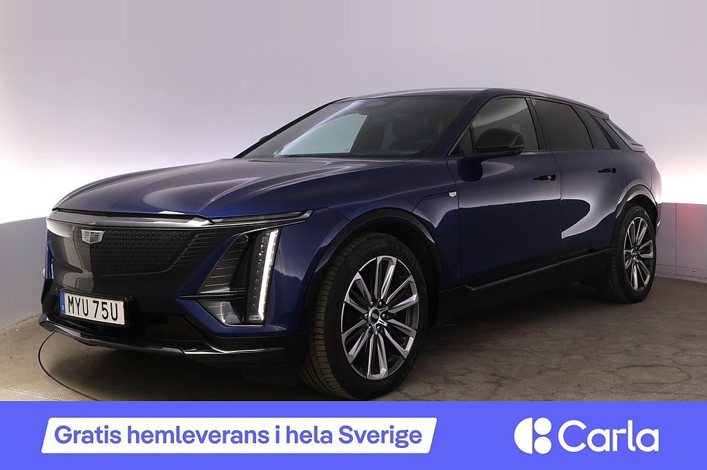 Cadillac Lyriq Luxury Pano AdapFarth Massage AKG Ljud V-hjul
