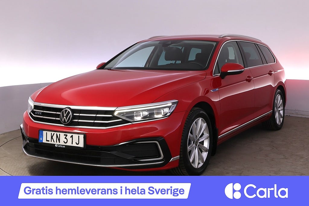 Volkswagen Passat Variant GTE Drag Cockpit BLIS Värmare