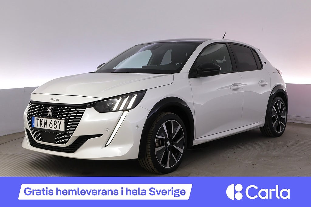 Peugeot E-208 GT Pack Kamera Adap.Fart Värmare