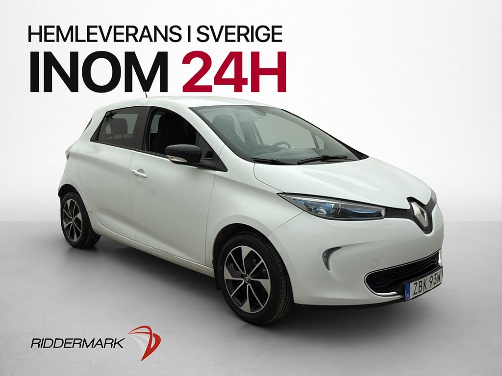 Renault Zoe R110 41 kWh 109hk Friköpt Batteri Kamera Navi