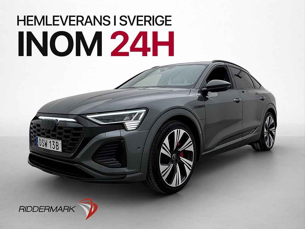 Audi Q8 Sportback 55 e-tron Q S-Line Pano B&O Luft Dragkrok