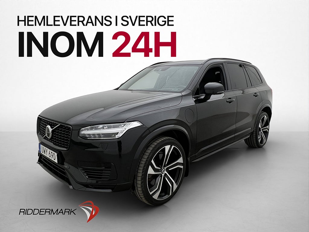 Volvo XC90 Recharge T8 AWD R-Design 7Sits Pano B&W Luft 360°
