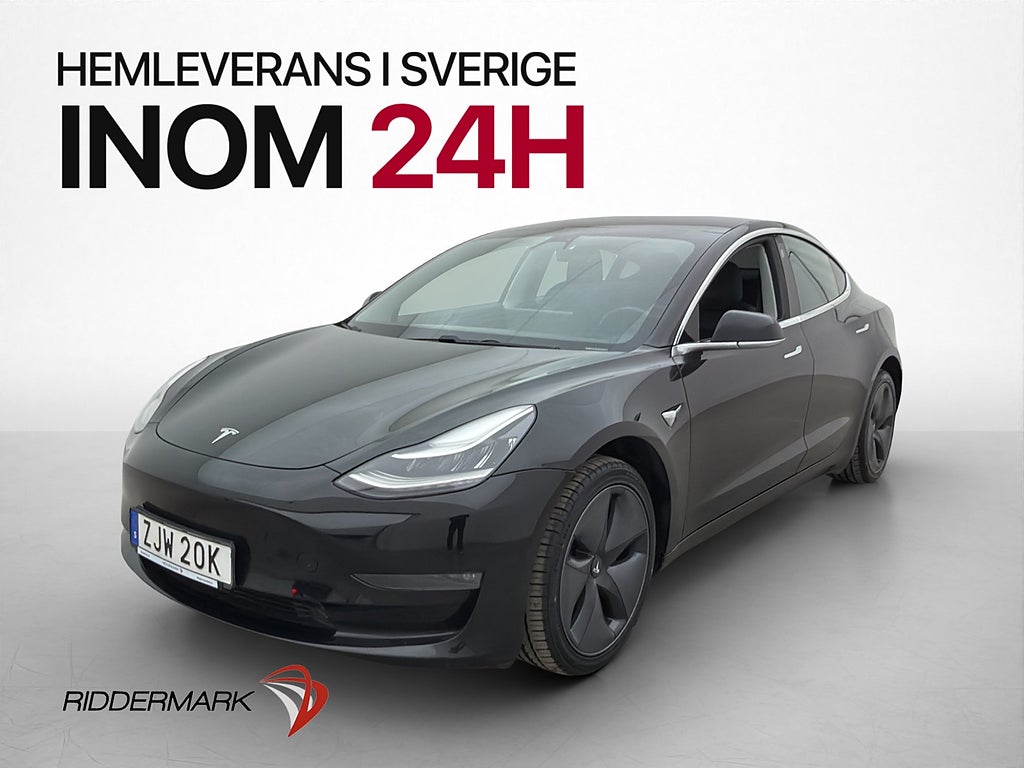 Tesla Model 3 Long Range AWD Autopilot Svensksåld