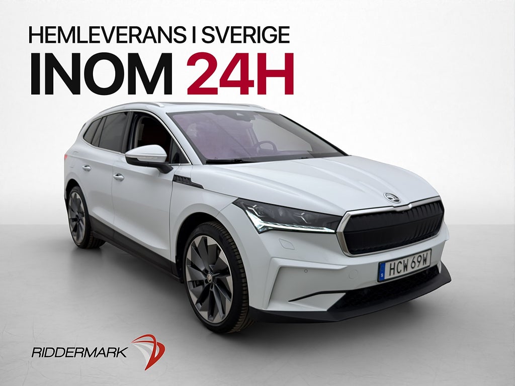 Skoda Enyaq 80 Dragkrok Panorama Värmare Head Up MOMS