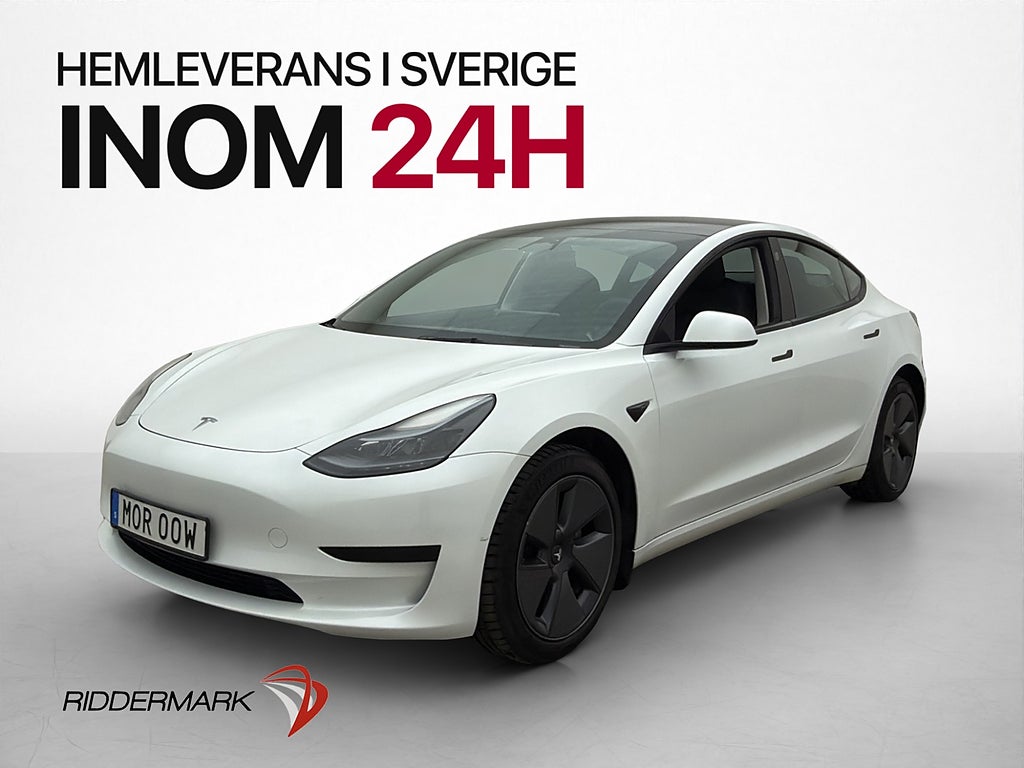 Tesla Model 3 Standard Range Autopilot Dragkrok Sv.Såld MOMS