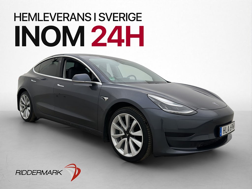 Tesla Model 3 Standard Range Plus Autopilot Dragkrok SV.Såld